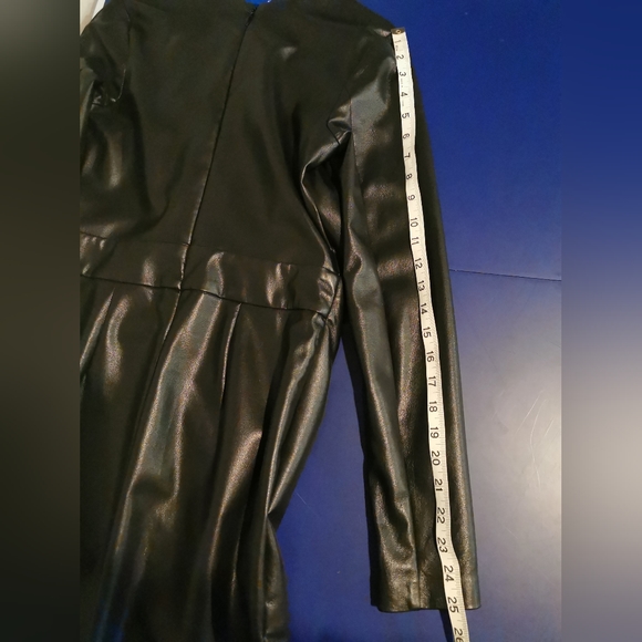 Faux Leather Dress - Picture 10 of 10